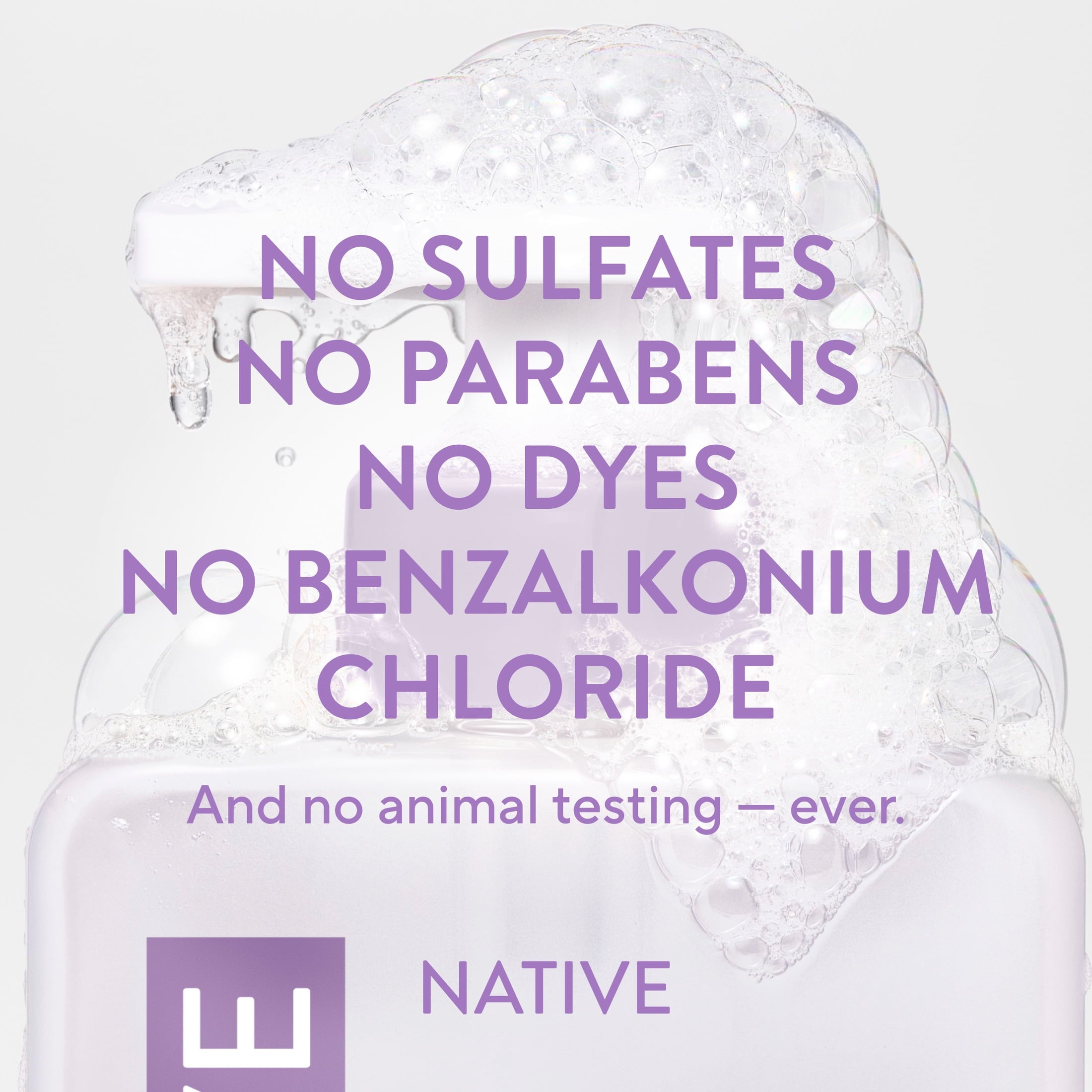 Liquid Hand Soap, Lilac & White Tea, Non-drying, Naturally Derived Cleansers, Sulfate Free, 13 fl oz