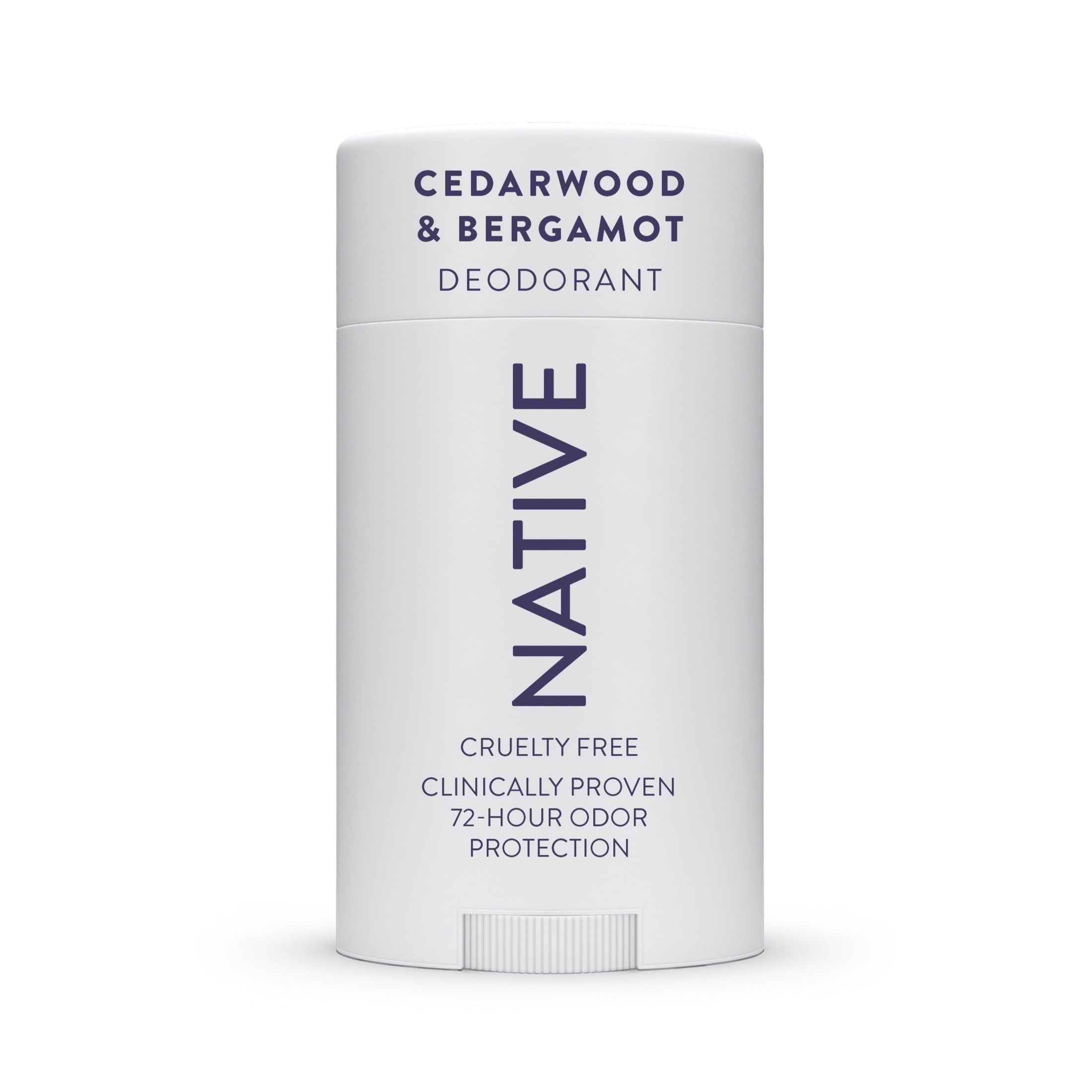 Aluminum Free Deodorant For Men, 72 Hour Solid Deodorant Stick, Cedarwood & Bergamot, 3.1oz