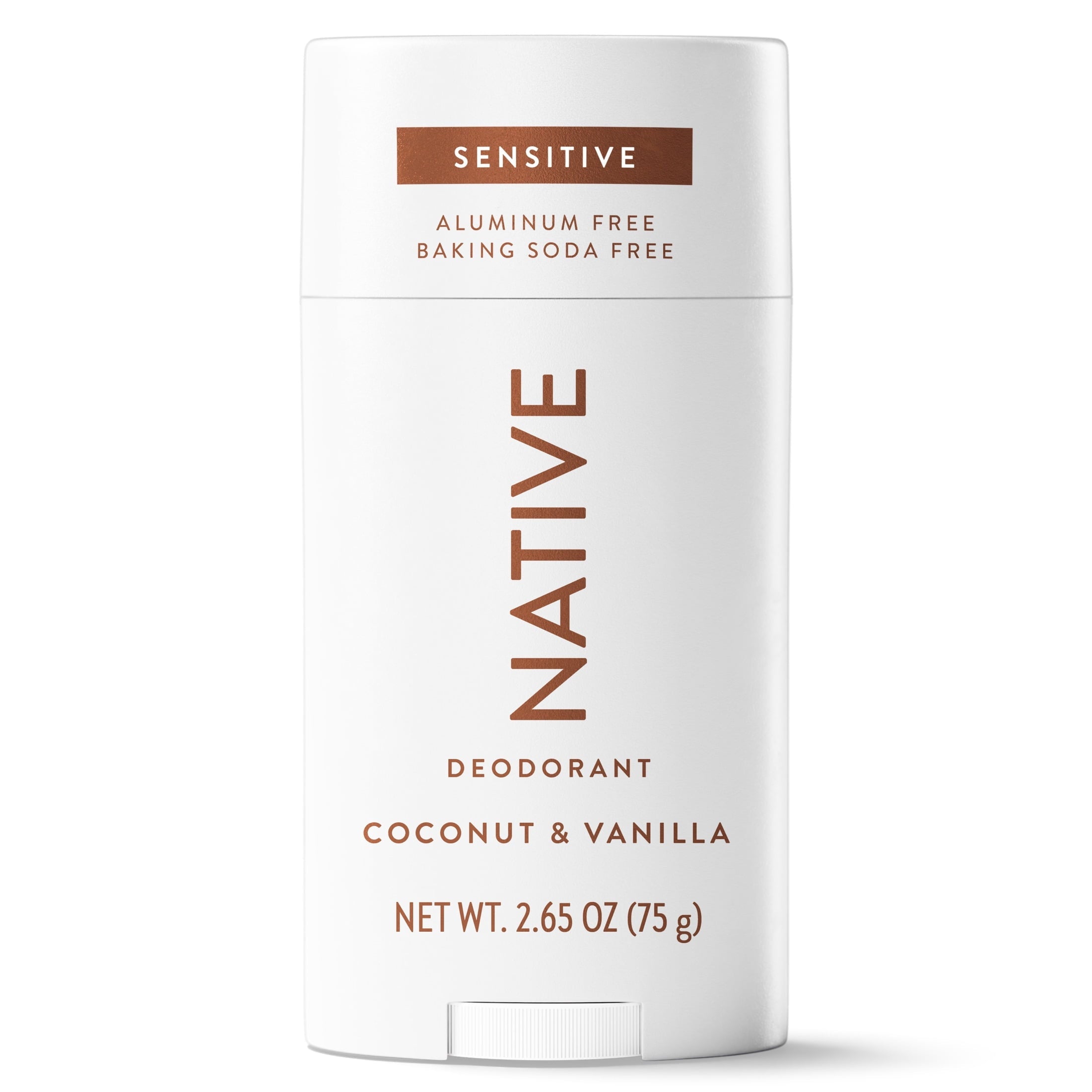 Deodorant, Sensitive, Aluminum Free, Coconut & Vanilla, for Women and Men, 2.65 oz