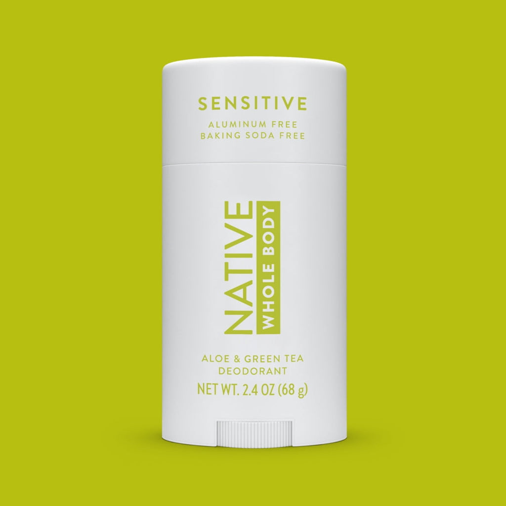 Deodorant, Aluminum Free, Aloe & Green Tea Sensitive Whole Body Deodorant 2.4 oz