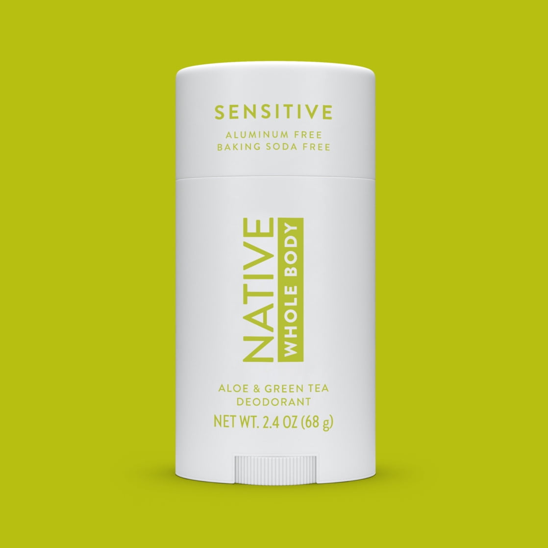 Deodorant, Aluminum Free, Aloe & Green Tea Sensitive Whole Body Deodorant 2.4 oz