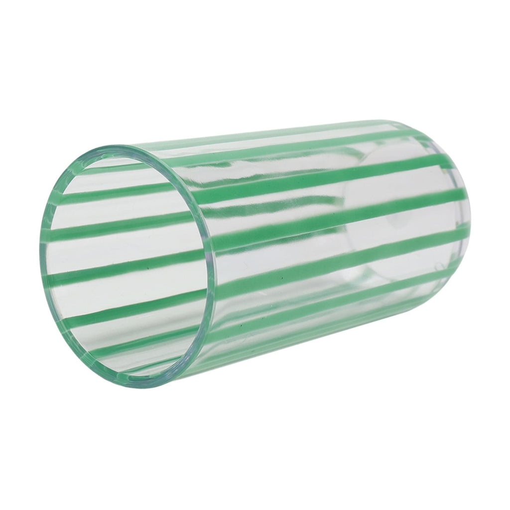 by Becky G. & Alejandra 18-Ounce Tall Acrylic Stripe Line Tumbler, Blue