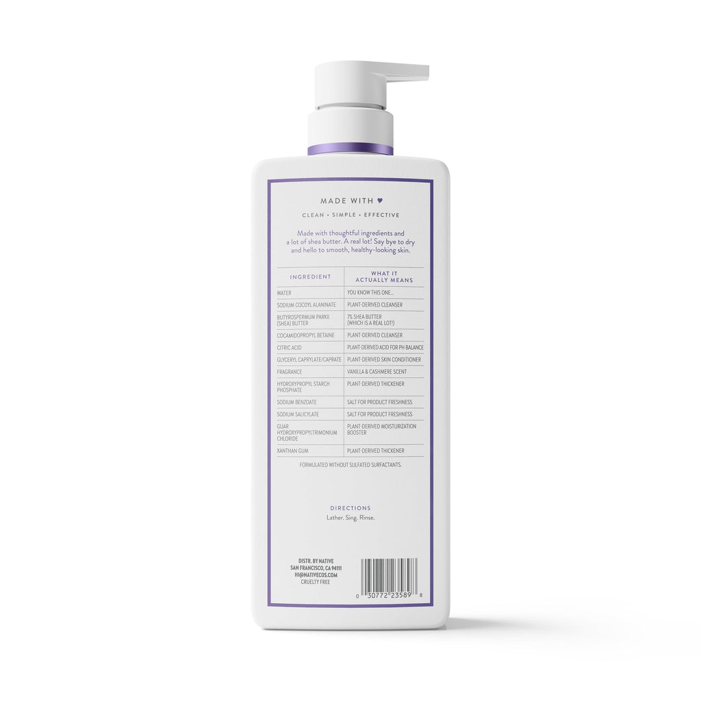 Moisturizing Body Wash Vanilla & Cashmere, 22oz