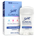 Clinical Antiperspirant Deodorant for Women, 100HR Sweat & Odor Protection, Pro-Hyaluronic Acid, Clear Gel, Clean Lavender, 1.6oz