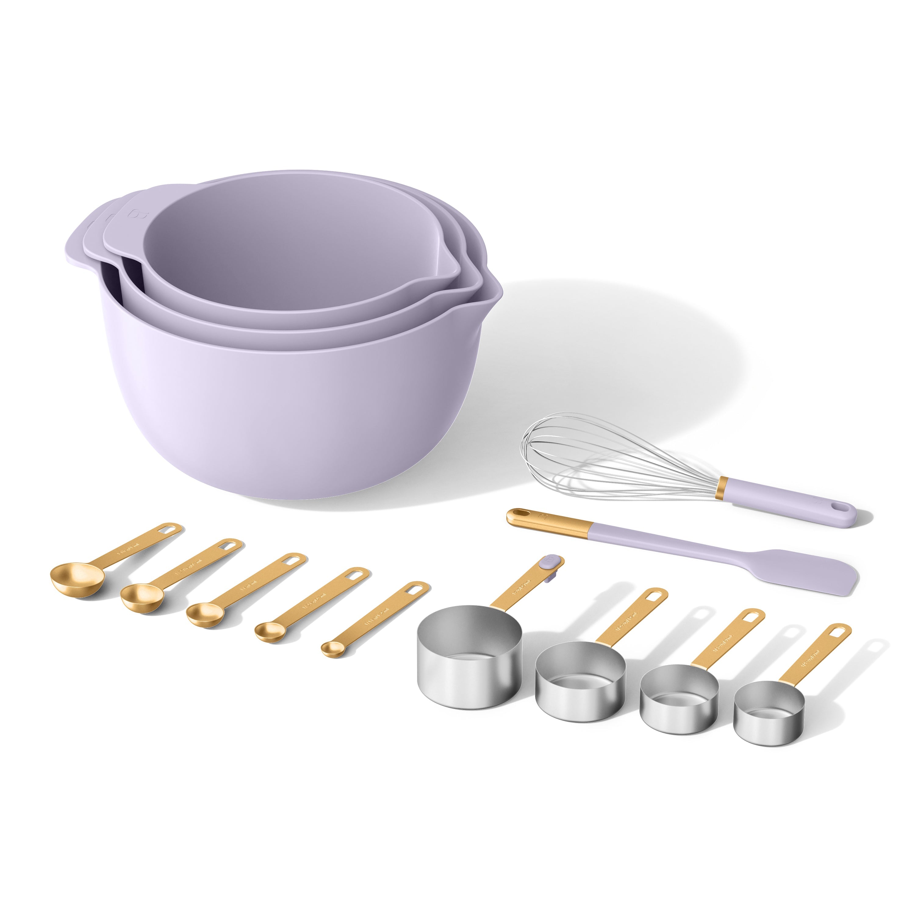 14-Piece Mix & Measure Set, Porcini Taupe by Drew Barrymore