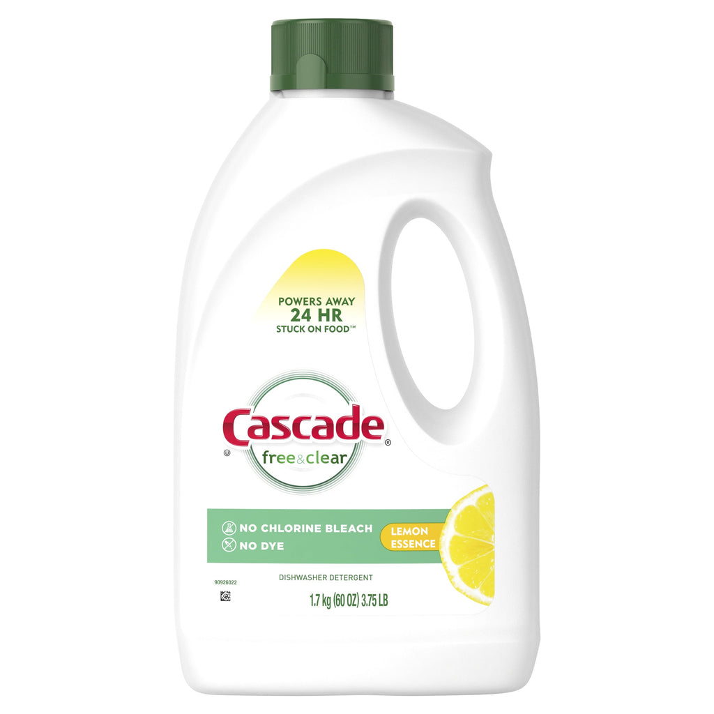 Free & Clear Dishwasher Detergent, Lemon Essence, 60 fl oz