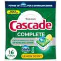Complete Action Pacs, Dishwasher Detergent, Lemon, 16 Count