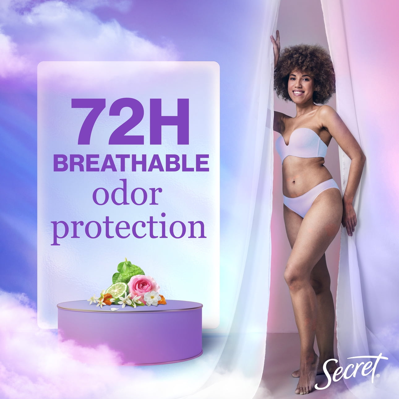 Fresh Invisible Solid Antiperspirant & Deodorant for Women, Hidden Oasis, 2.6oz