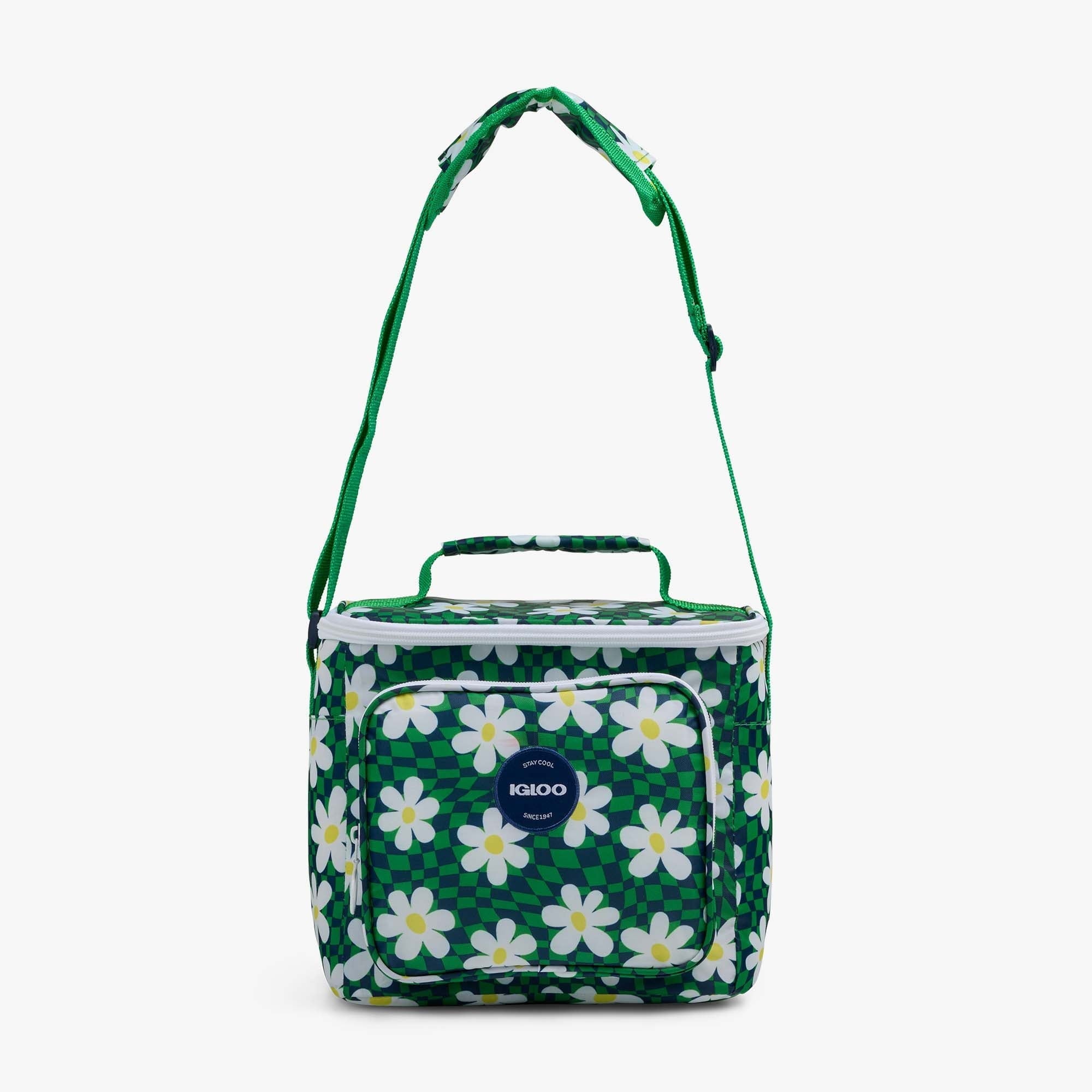 9 Can Capacity Retro Square Lunch Bag Cooler, Yellow