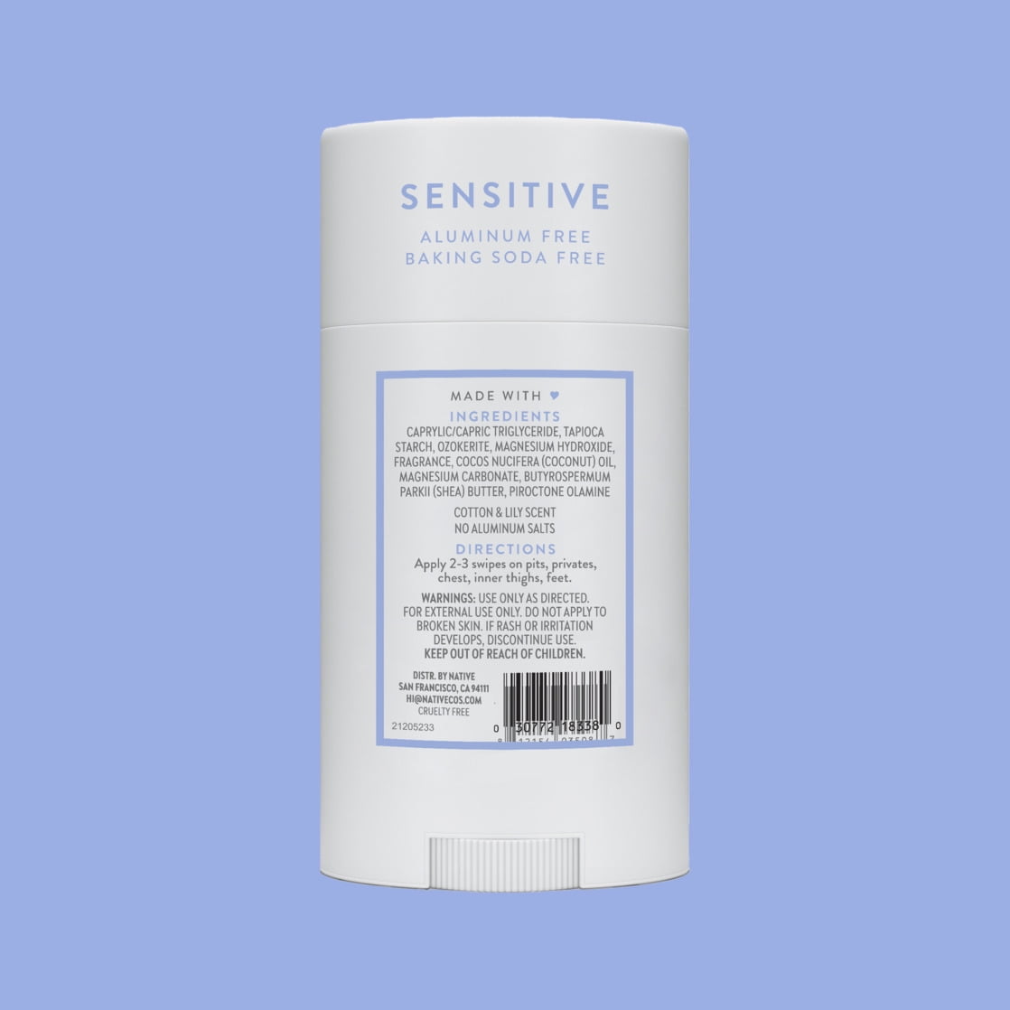 Cotton & Lily Sensitive Whole Body Deodorant 2.4 oz