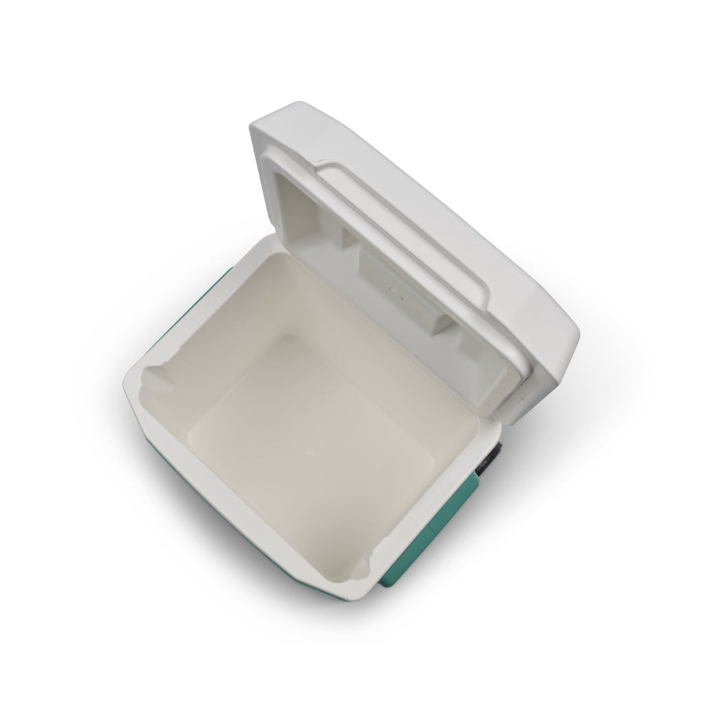 16 QT Laguna Hard Sided Ice Chest Cooler with Wheels, Aqua Blue