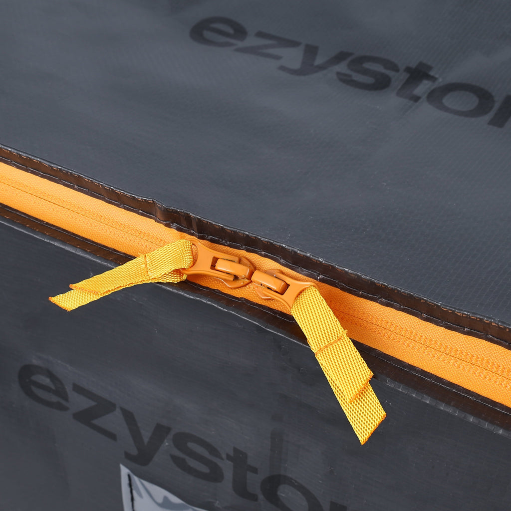 22.1 Gallon, Large, Heavy-Duty Collapsible Utility Storage Bag with Zipper and Reinforced Handles