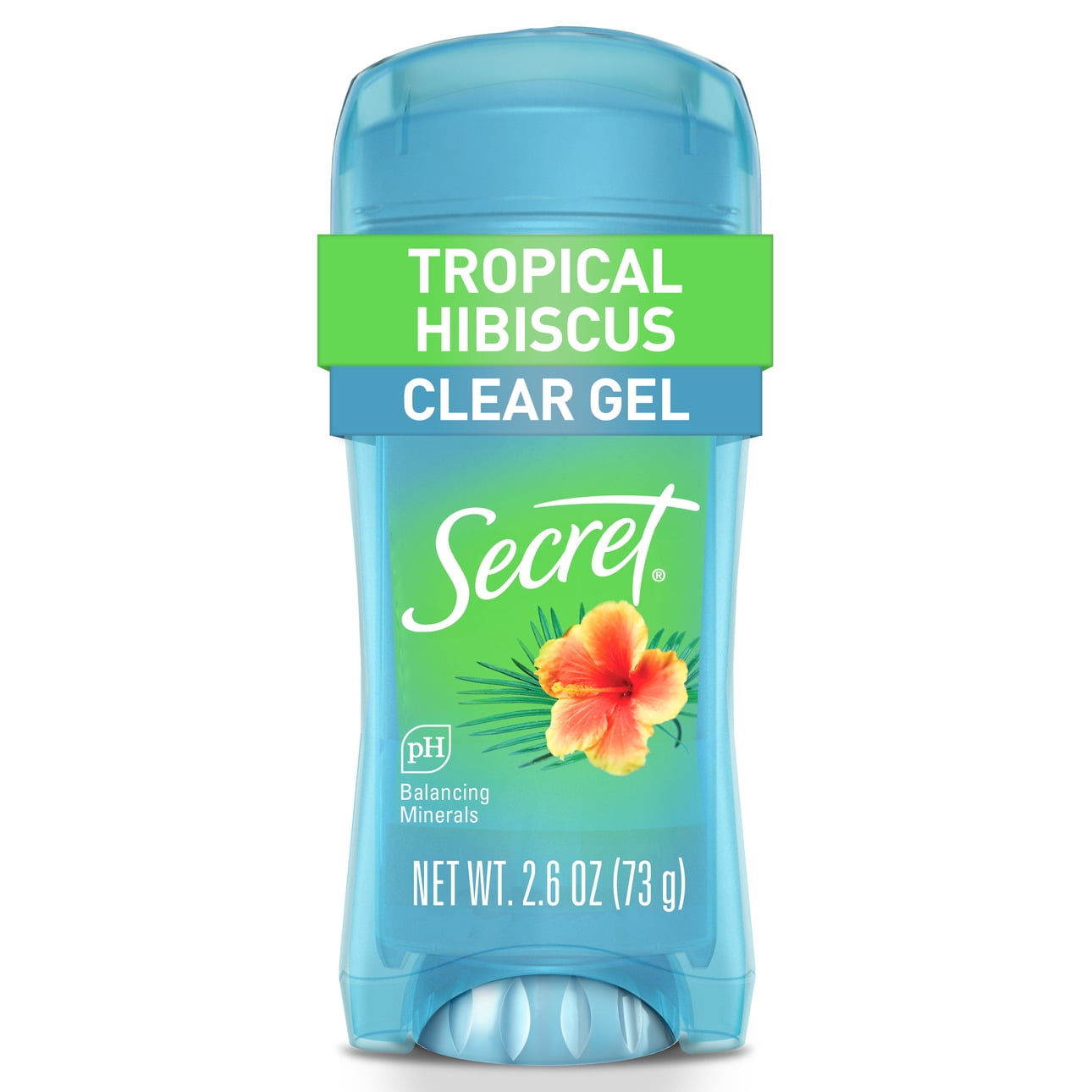 Clear Gel Tropical Hibiscus, Antiperspirant Deodorant for Women, 2.6oz