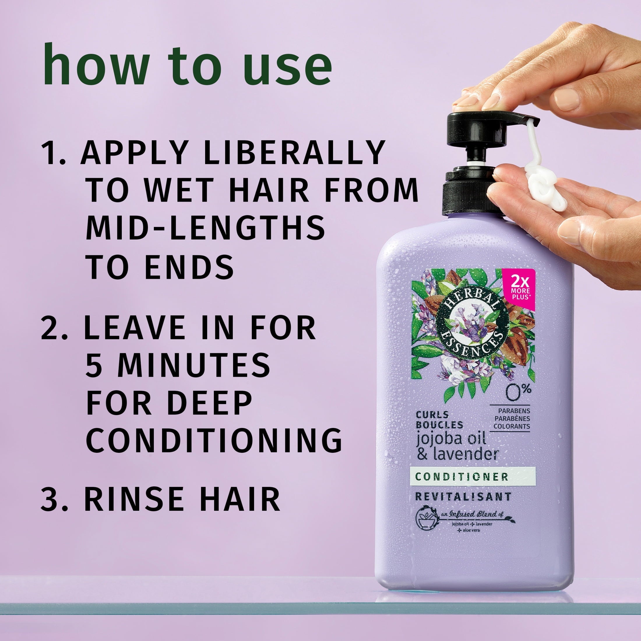 Jojoba Oil and Lavender Curls Conditioner, 33.8 fl oz