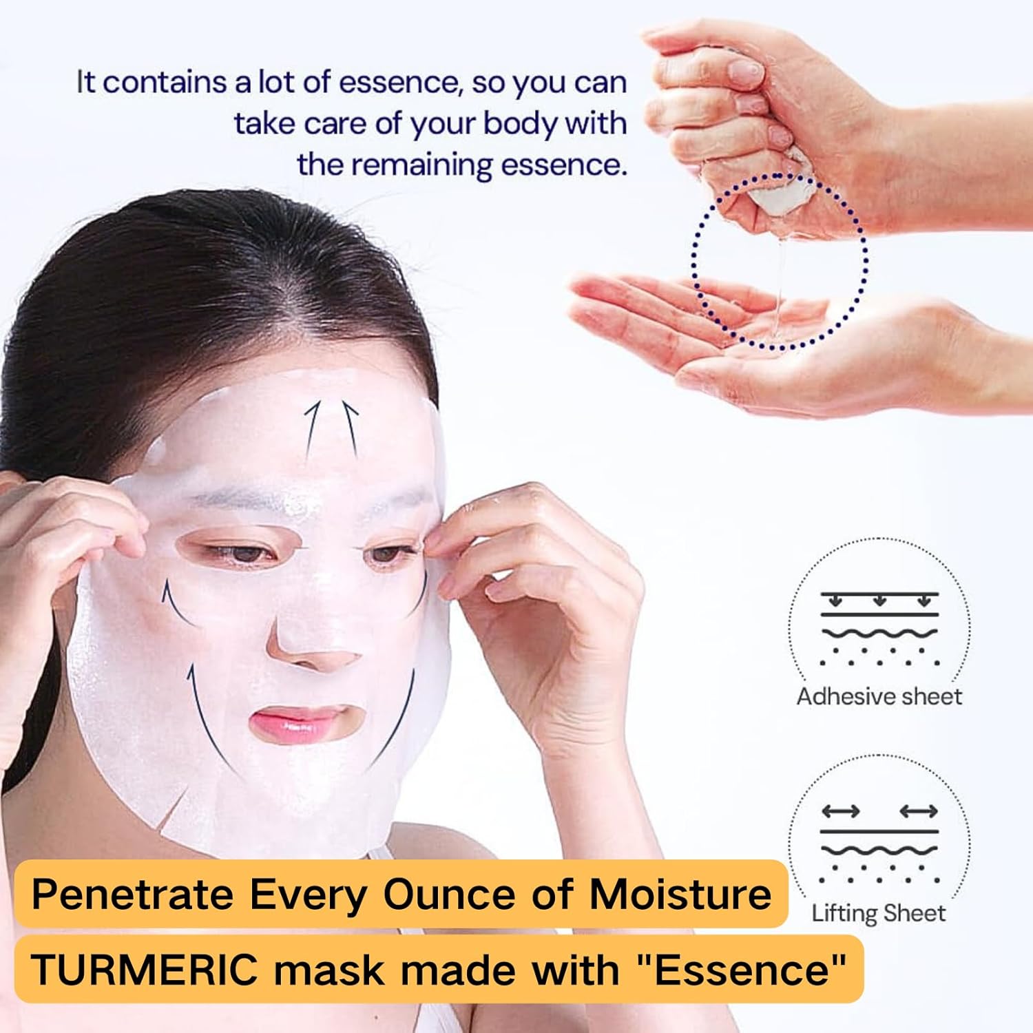 11 Pack Fruit Moisturizing Facial Mask Sheet, Rich in Fruit Essence Face Mask to Brighten and Hydrate Dull Skin