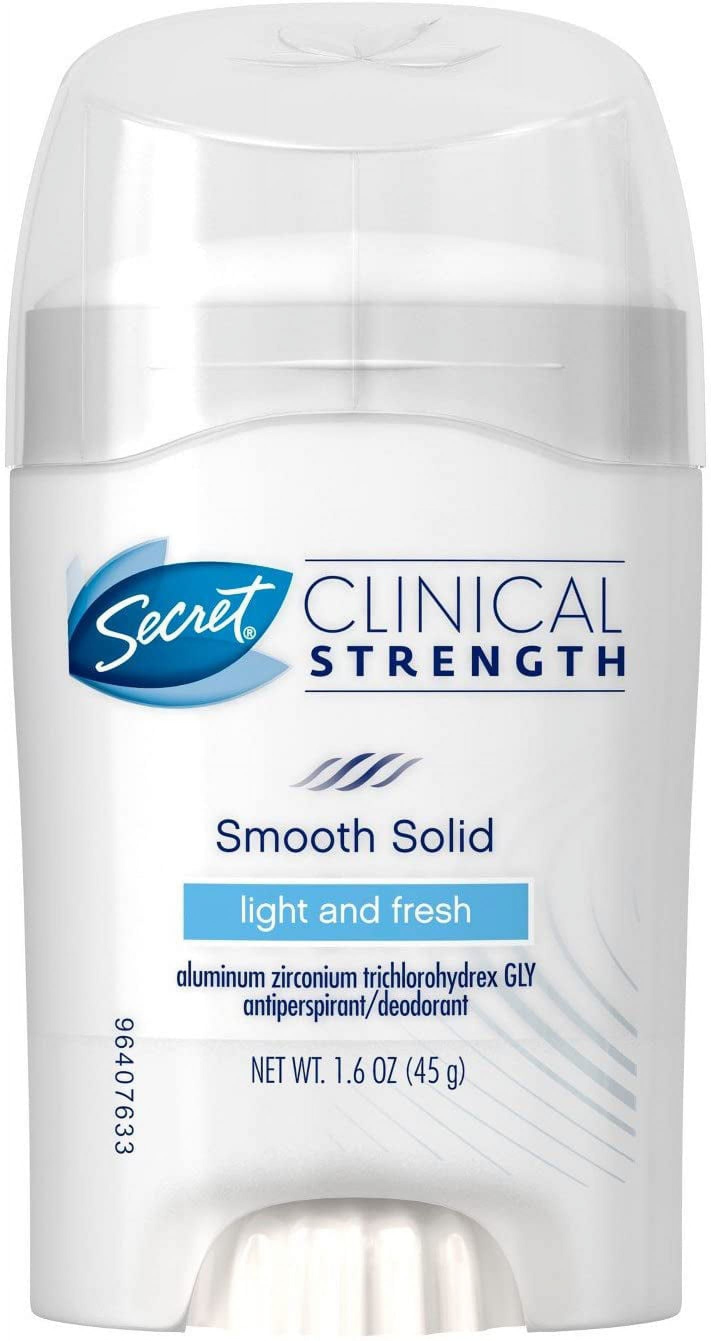 Clinical Strength Anti-Perspirant Deodorant Soft Solid, Light & Fresh Scent 1.60 oz