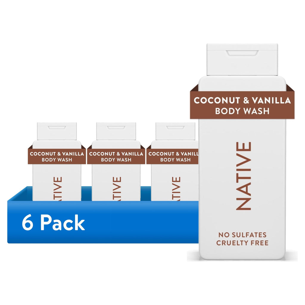 Coconut & Vanilla Body Wash, 18 fl oz