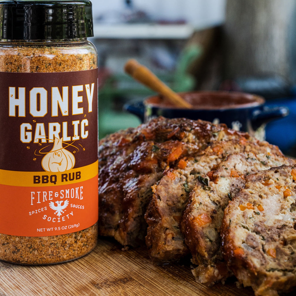 Fire & Smoke Society Honey Garlic BBQ Rub, BBQ Seasoning, 9.5 Ounce Mixed  Seasonings Blend