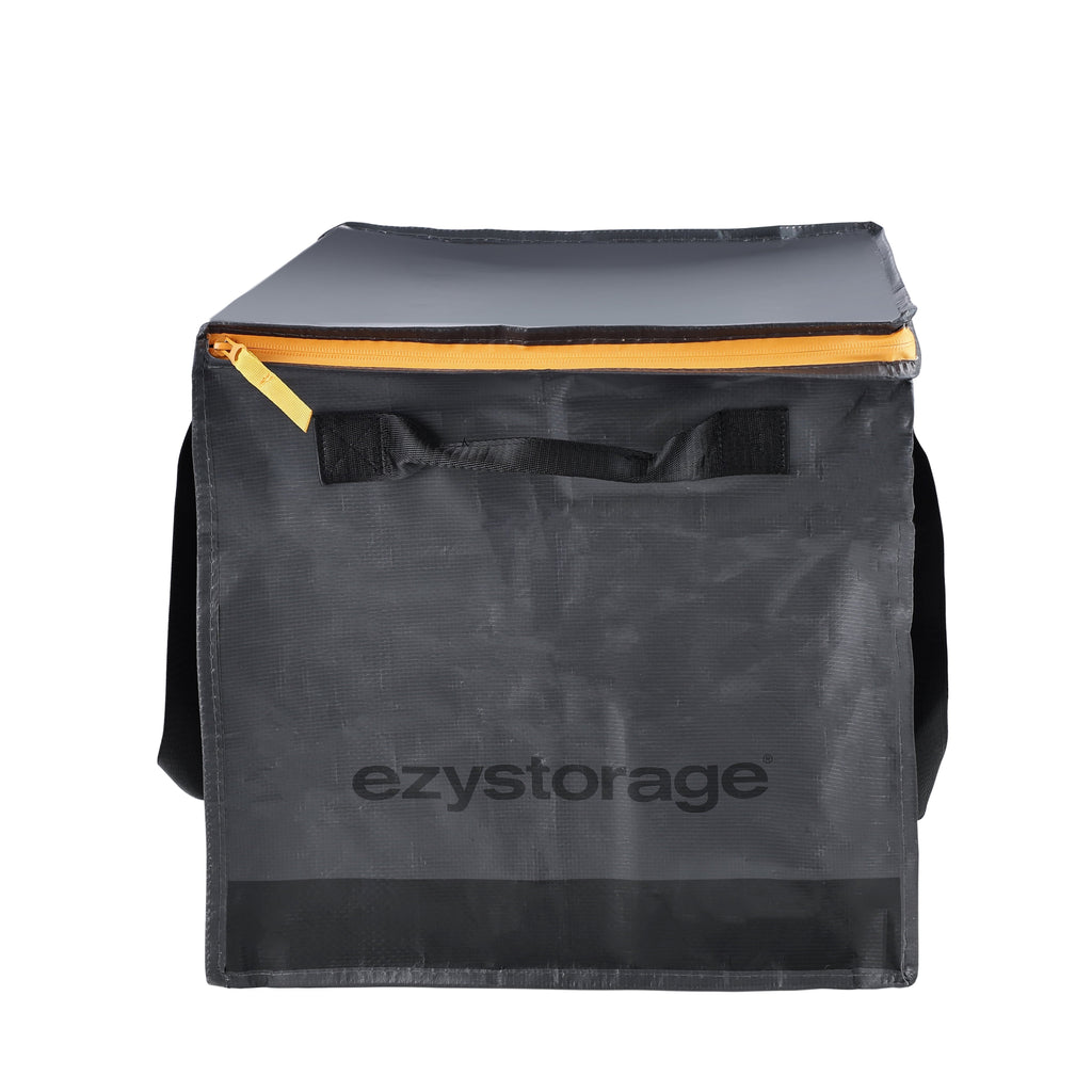 22.1 Gallon, Large, Heavy-Duty Collapsible Utility Storage Bag with Zipper and Reinforced Handles