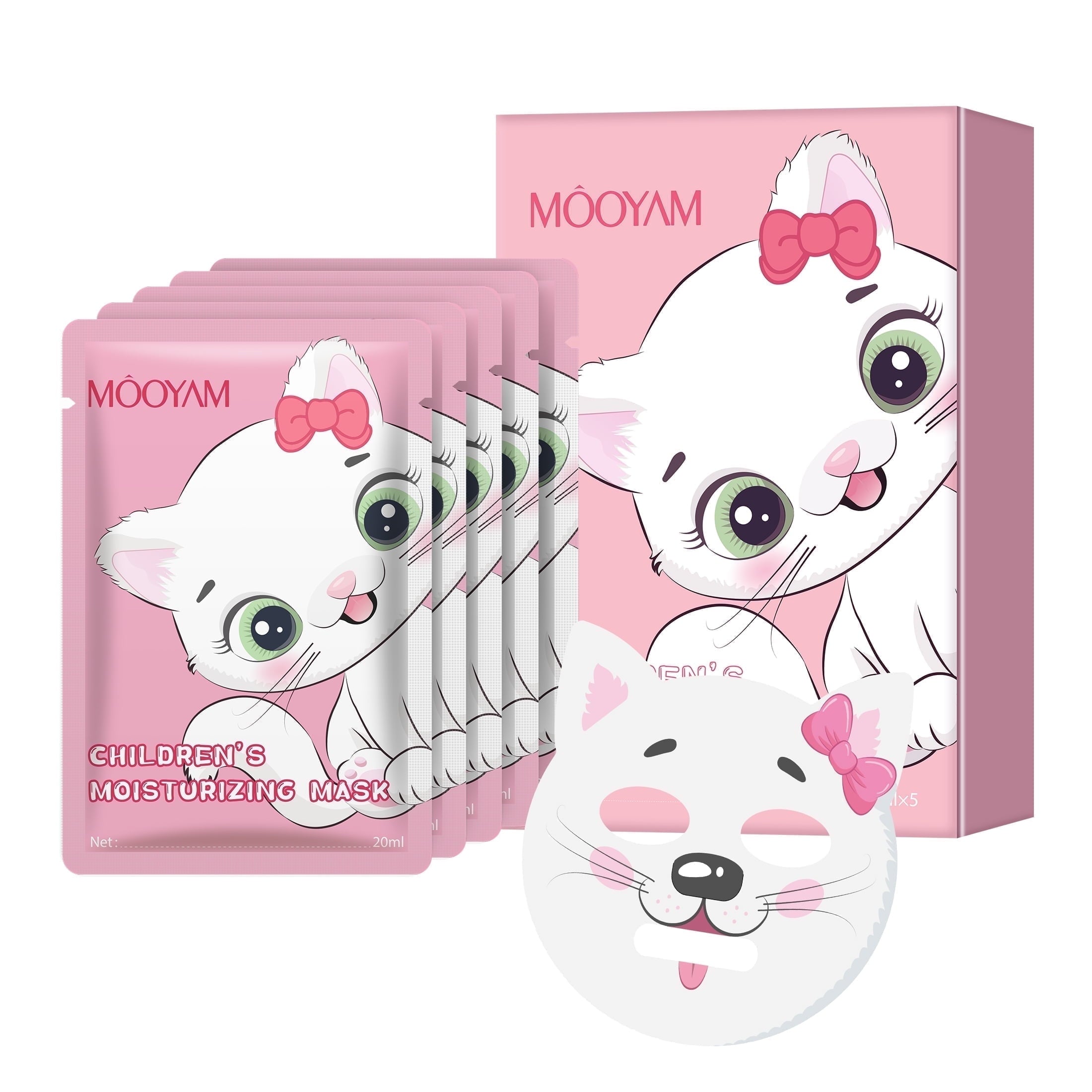 11 Pack Fruit Moisturizing Facial Mask Sheet, Rich in Fruit Essence Face Mask to Brighten and Hydrate Dull Skin