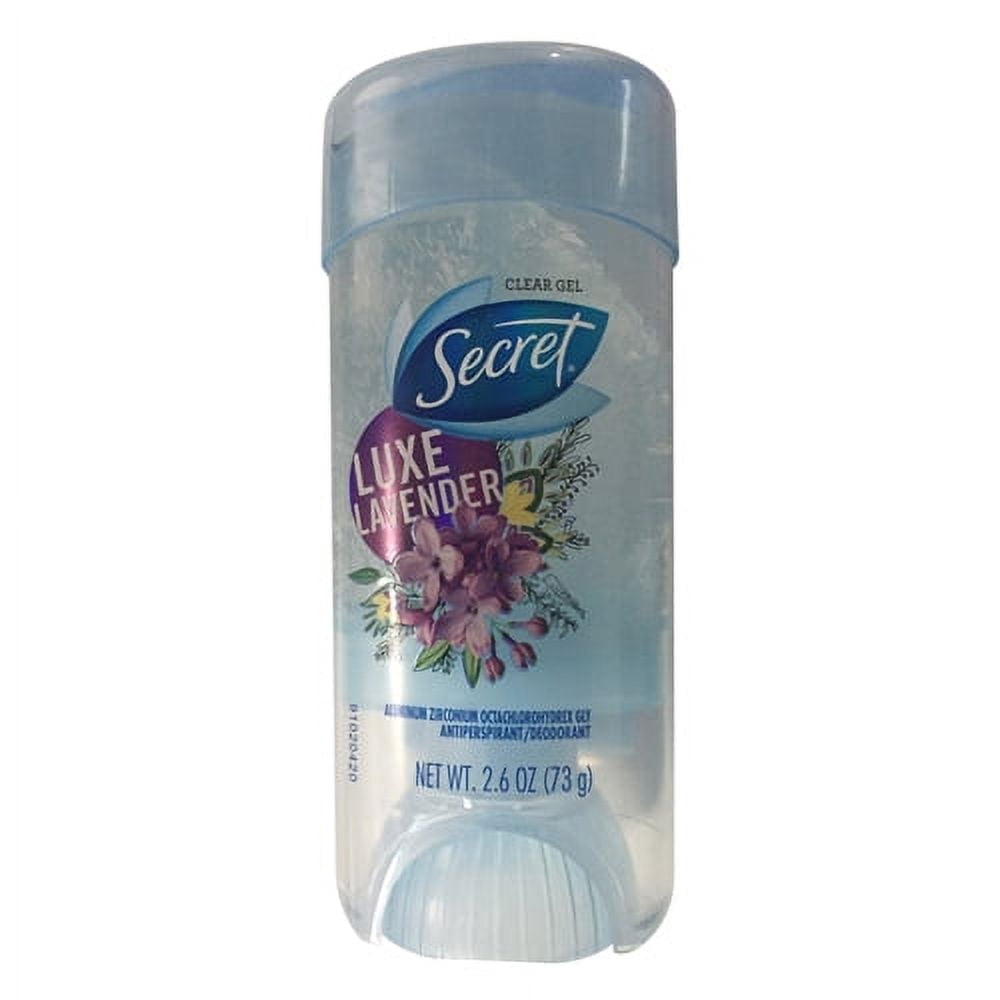 Fresh Clear Gel Antiperspirant Deodorant, Luxe Lavender, 2.6 oz (2 Pack) (Bundle)
