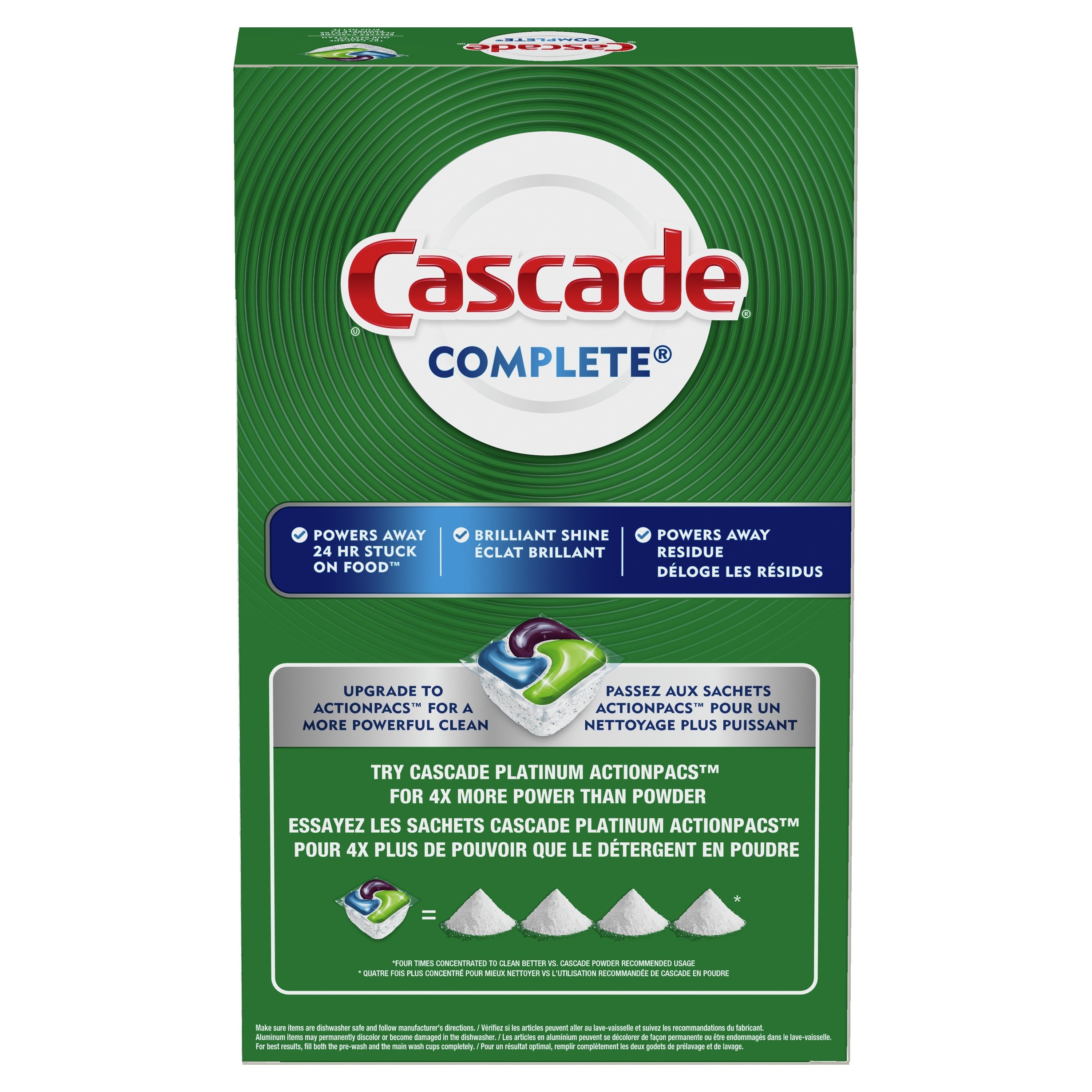 Complete Powder Dishwasher Detergent, Fresh Scent, 60 ounces