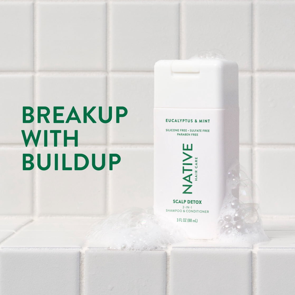 Eucalyptus & Mint 2 in 1 Shampoo & Conditioner 3.0 fl oz