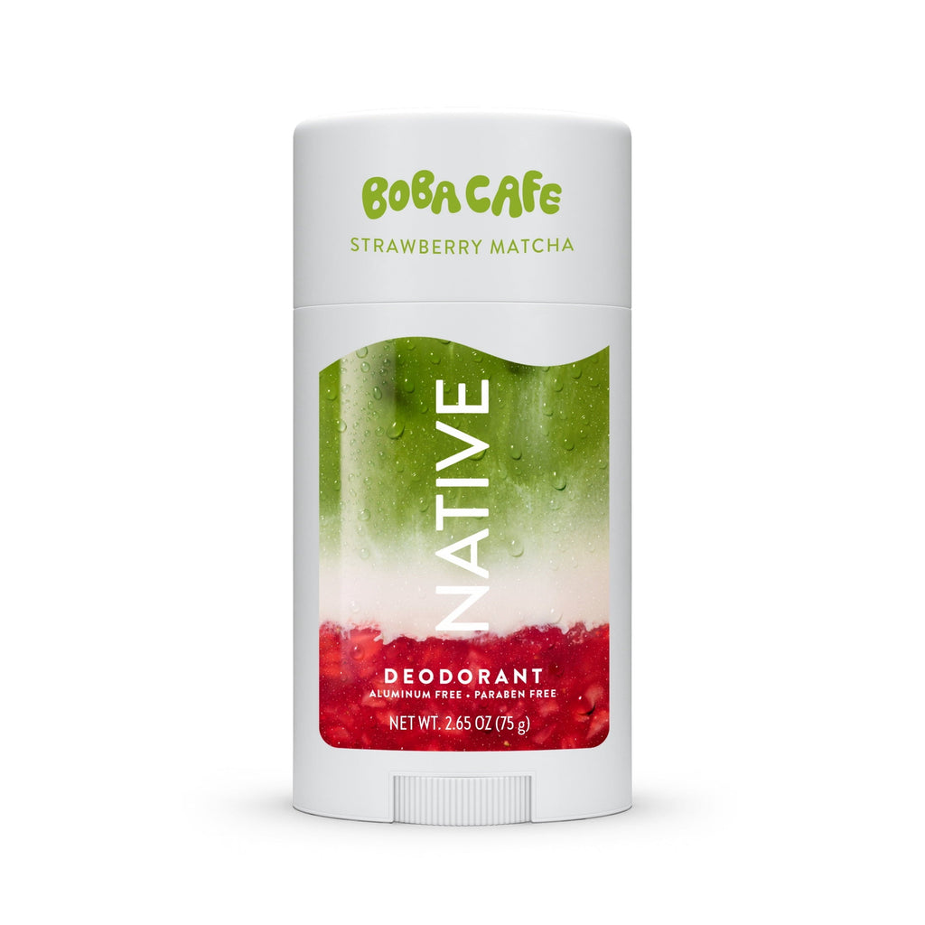 Aluminum Free Deodorant, Limited Edition Brown Sugar Boba, 72 Hour Odor Protection, for Women and Men, Boba Café, 2.65oz