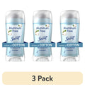 (3 pack) Secret Aluminum Free Women's Deodorant Solid, Cotton, 2.4 oz