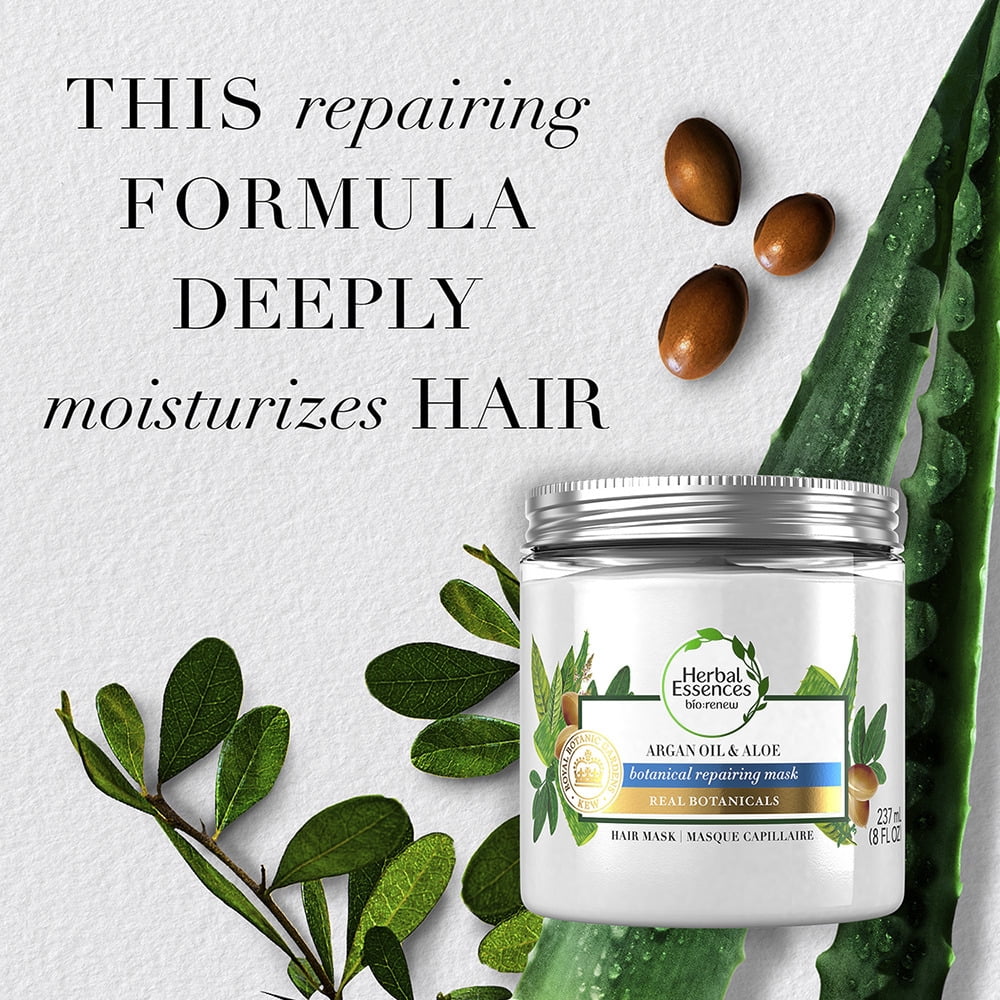 Argan Oil & Aloe Repairing Hair Mask, 8 fl oz