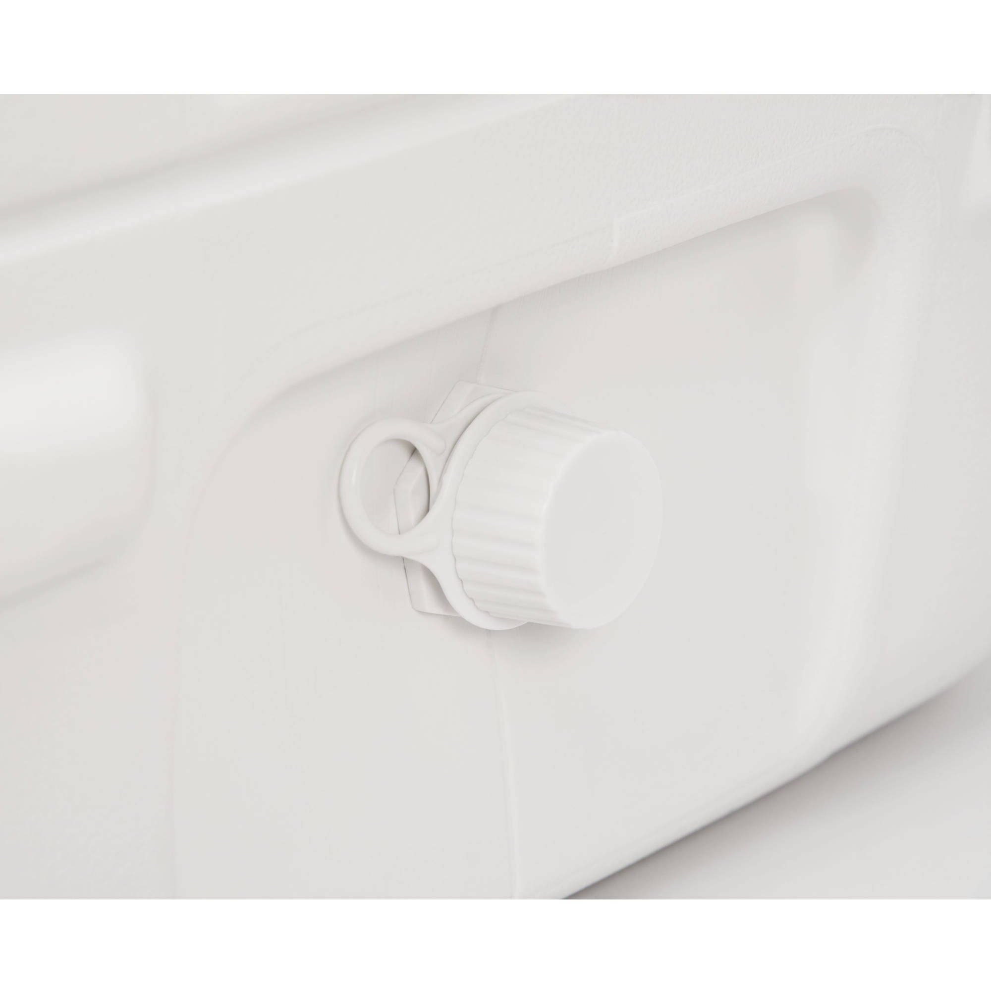 120 qt. Quick & Cool Polar Ice Chest Cooler, White