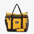 30 Can Capacity Pursuit Tote Cooler Bag with Padded Strap, Yellow and Black
