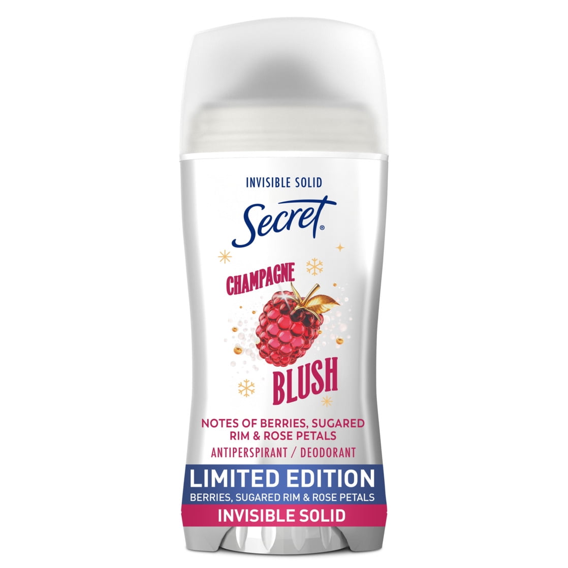 Fresh Invisible Solid Antiperspirant and Deodorant for Women, Champagne Blush 2.6 oz