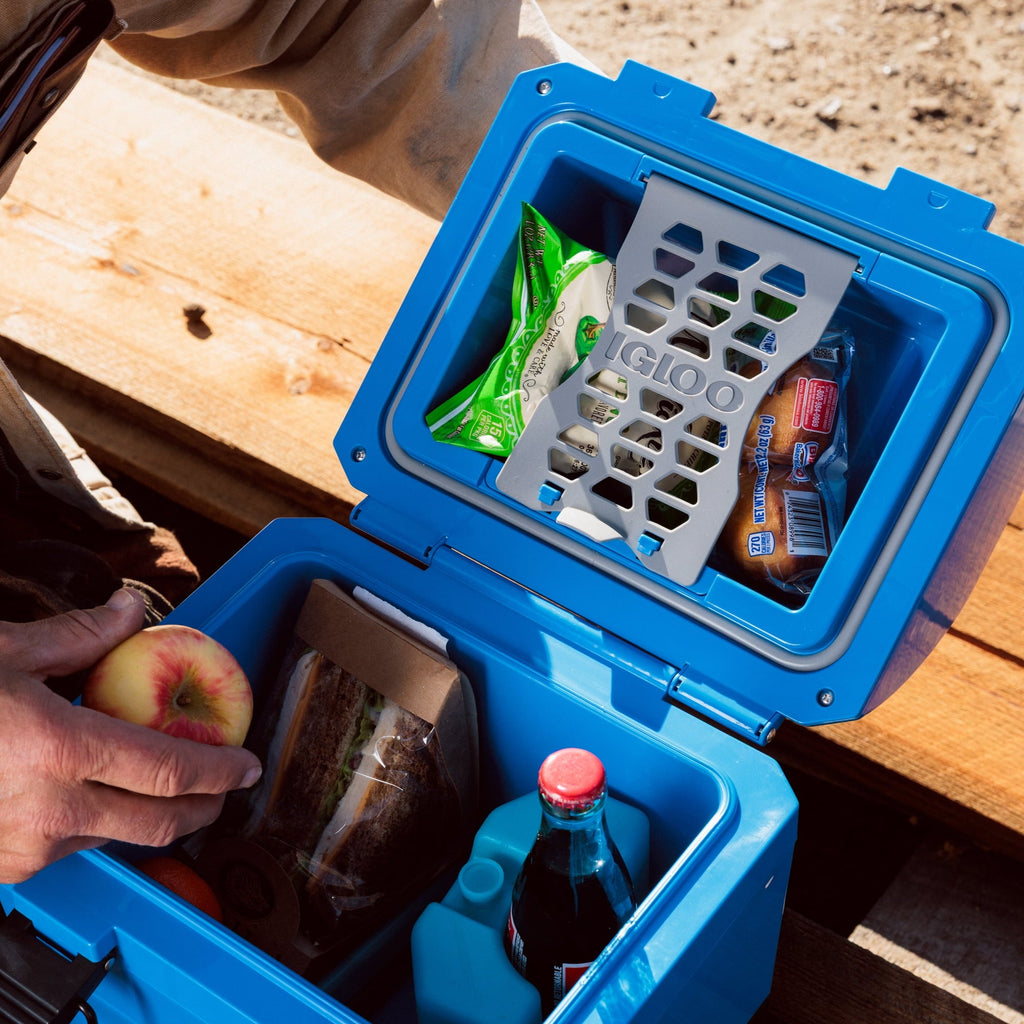10 QT Gripper CoolBox Personal Cooler, Blue