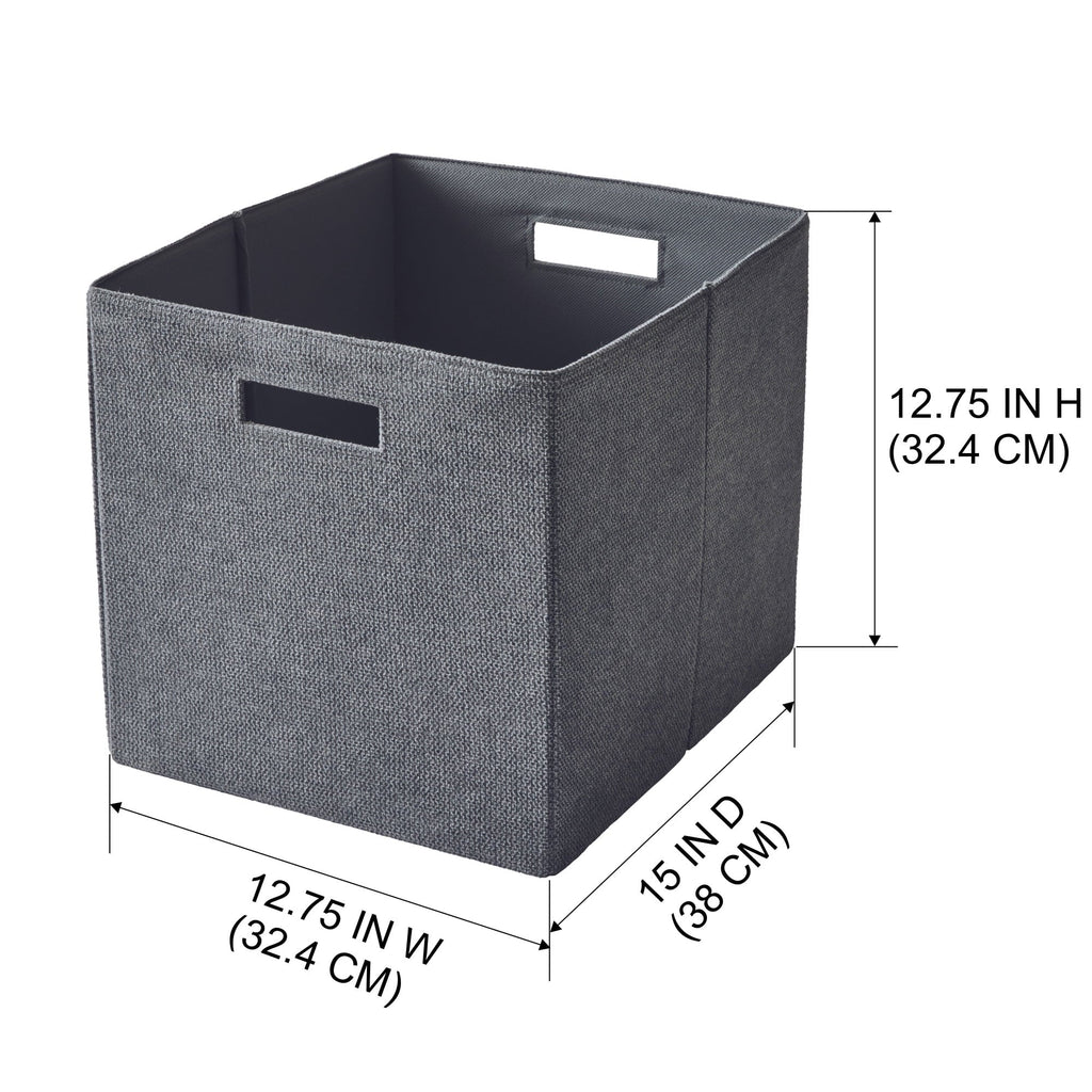 Better Homes & Gardens Collapsible Fabric Cube Storage Bin, Vanilla