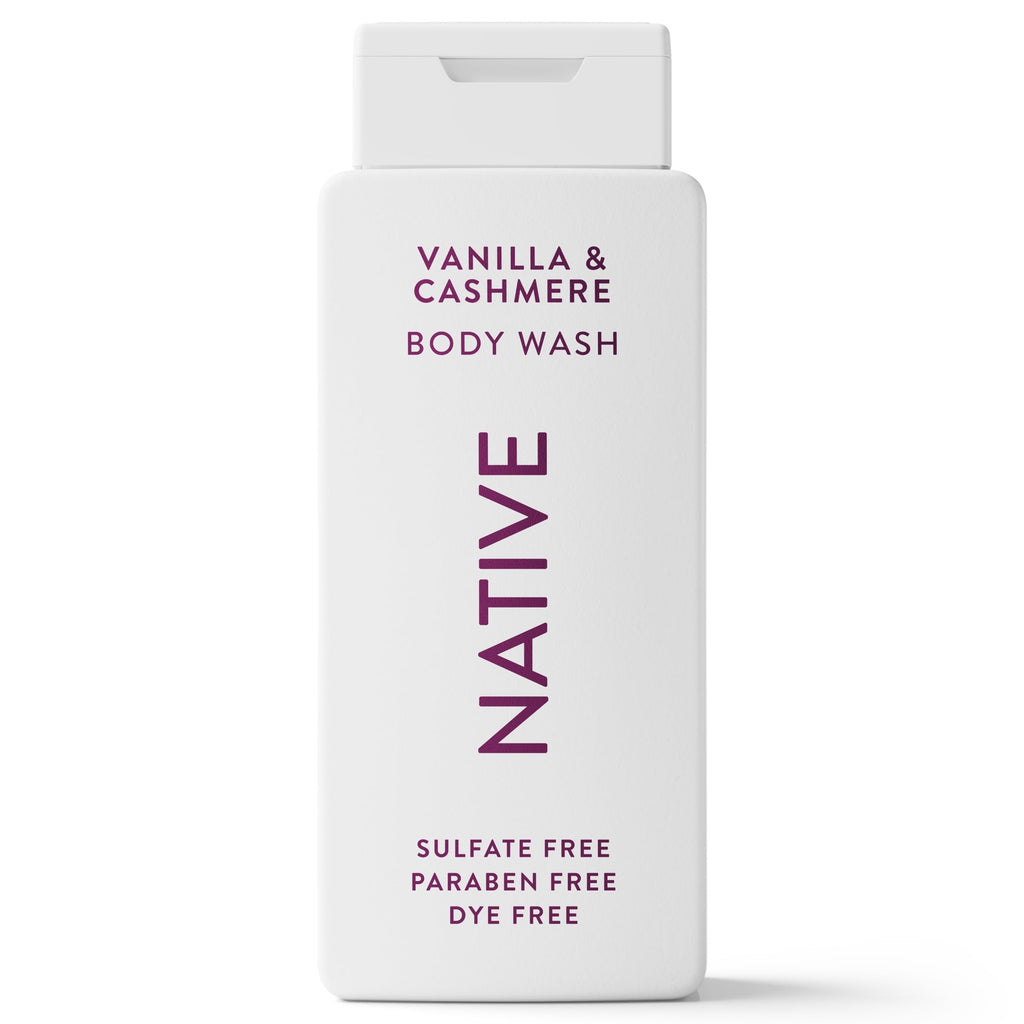 Body Wash, Vanilla & Cashmere, Sulfate Free, Naturally Derived Ingredients, 24hr Freshness, for Women & Men, 18 fl oz