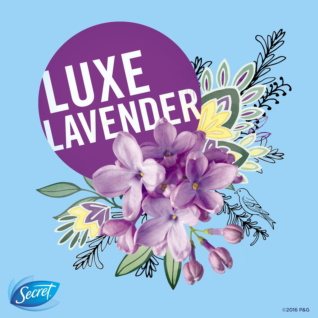 Invisible Solid Antiperspirant and Deodorant, Lavender Scent, 2.6 oz