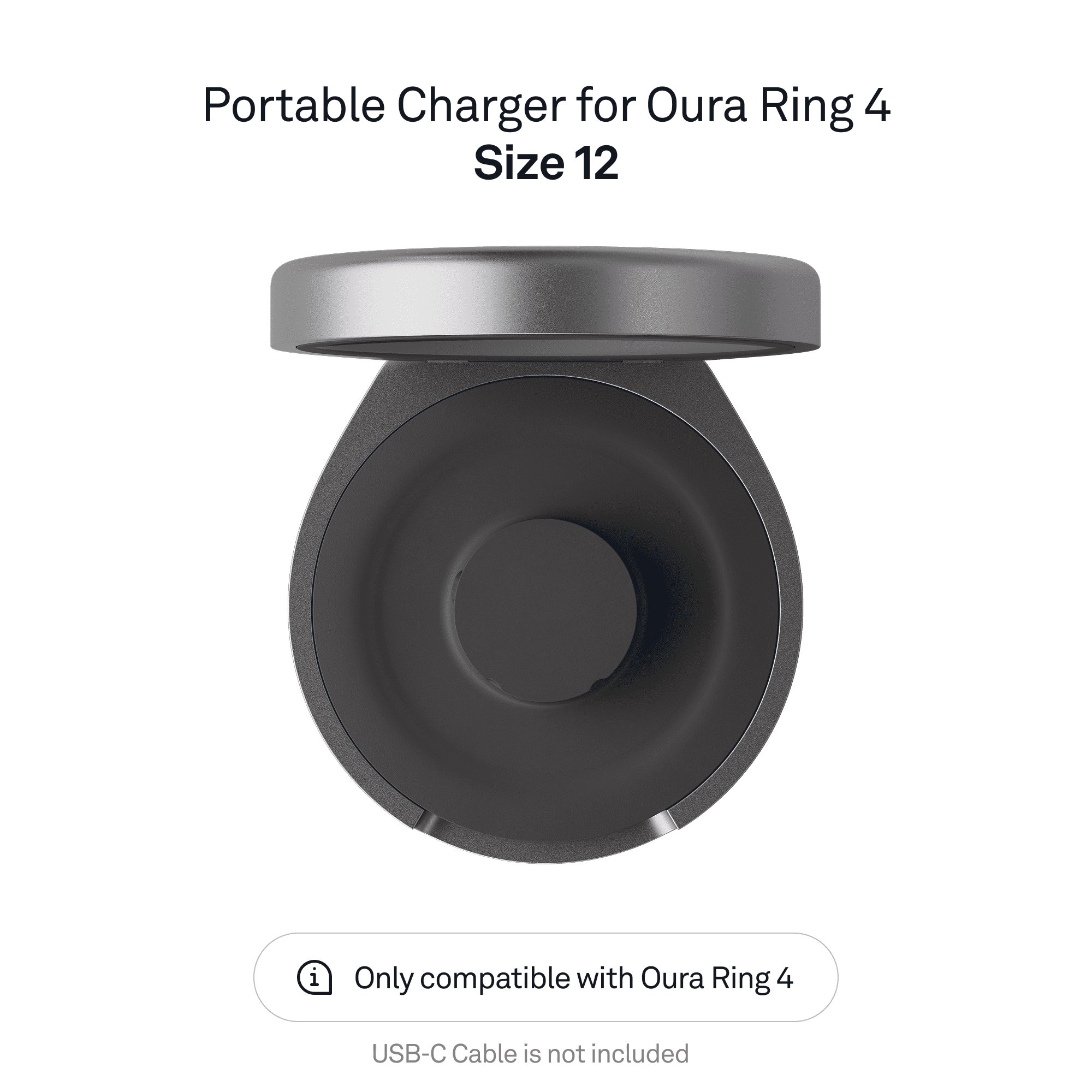 4 Charging Case - Size 7 - Up to 5 Ring Charges