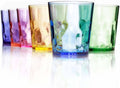 13oz Unbreakable Drinking Glasses Set of 6 - - Super Grade Plastic - for Gifts - - Cups Drinkware Tumblers