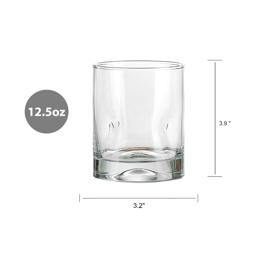 Better Homes & Gardens Lyra Drinking Glasses, 12.5 oz, Set of 4