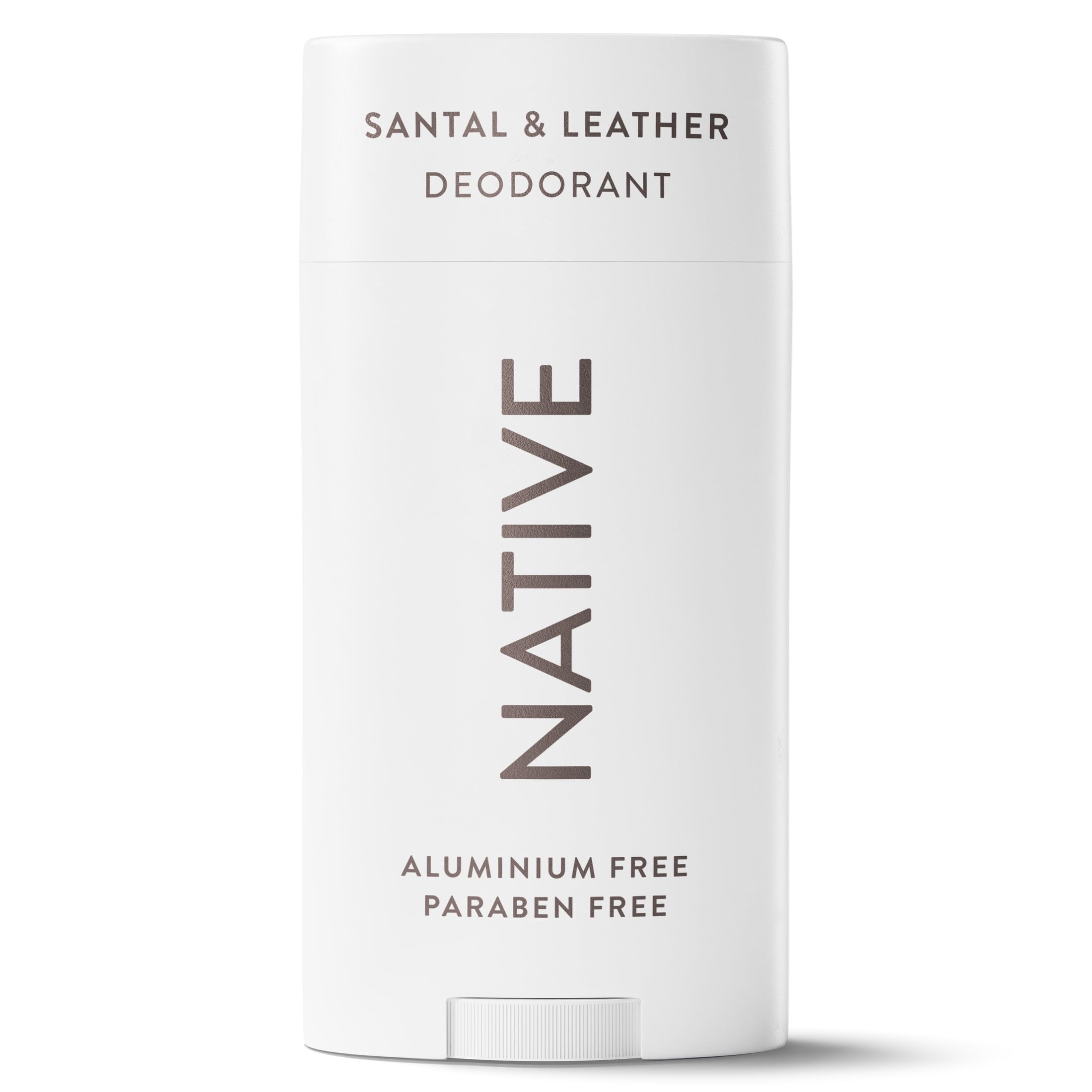 Aluminum Free Deodorant For Men, 72 Hour Solid Deodorant Stick, Santal & Leather, 3.1oz