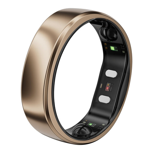 2 Air Ultra-Thin Smart Ring with Health Tracking and AI (Size 13; Dune Gold)