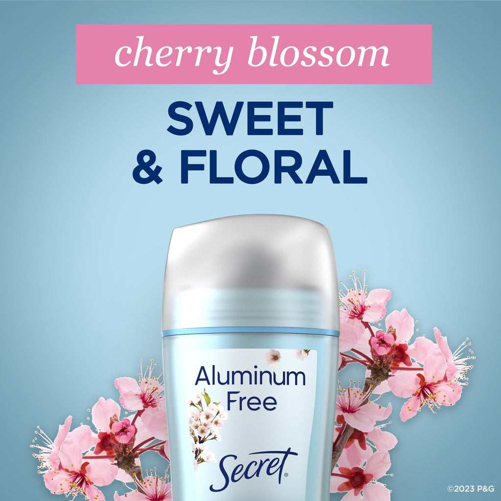 Aluminum Free Deodorant for Women, Cherry Blossom, 2.4 oz