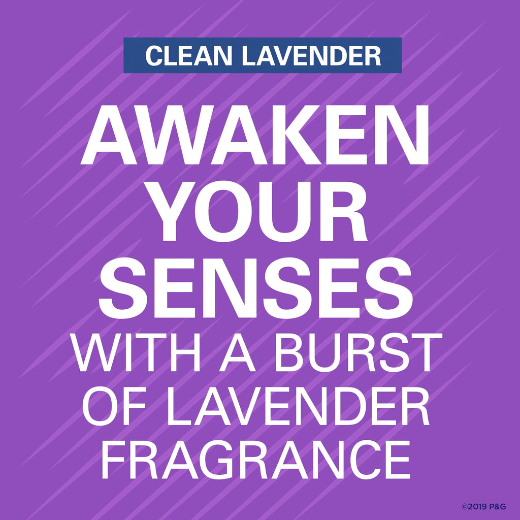 Clear Gel Antiperspirant Deodorant for Women, Clean Lavendar 2.6 oz