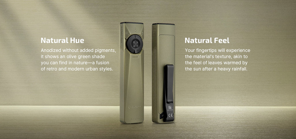 1400 Lumen Rechargeable EDC Flashlight with UV Light & Green Laser + LumenTac Organizer