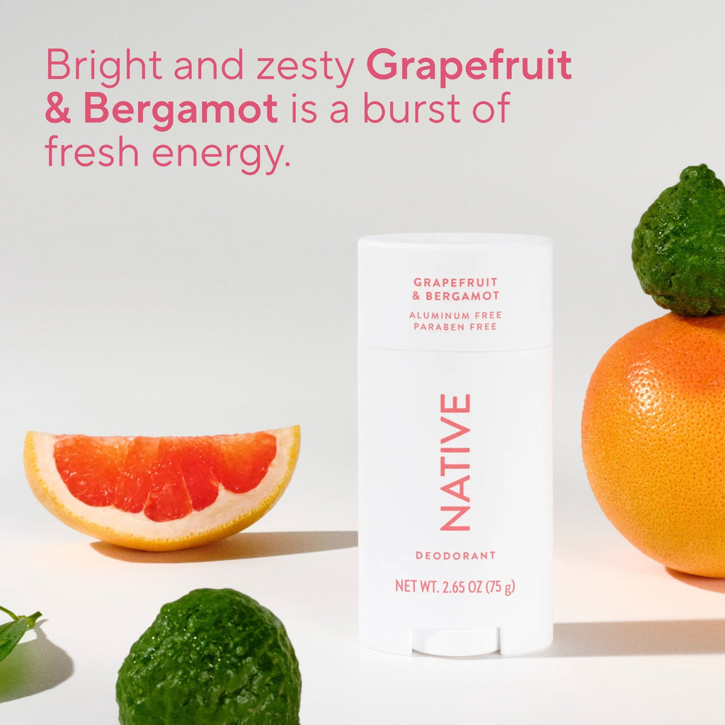 Deodorant Grapefruit & Bergamot, 2.65oz