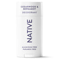 Aluminum Free Deodorant For Men, 72 Hour Solid Deodorant Stick, Cedarwood & Bergamot, 2.65oz
