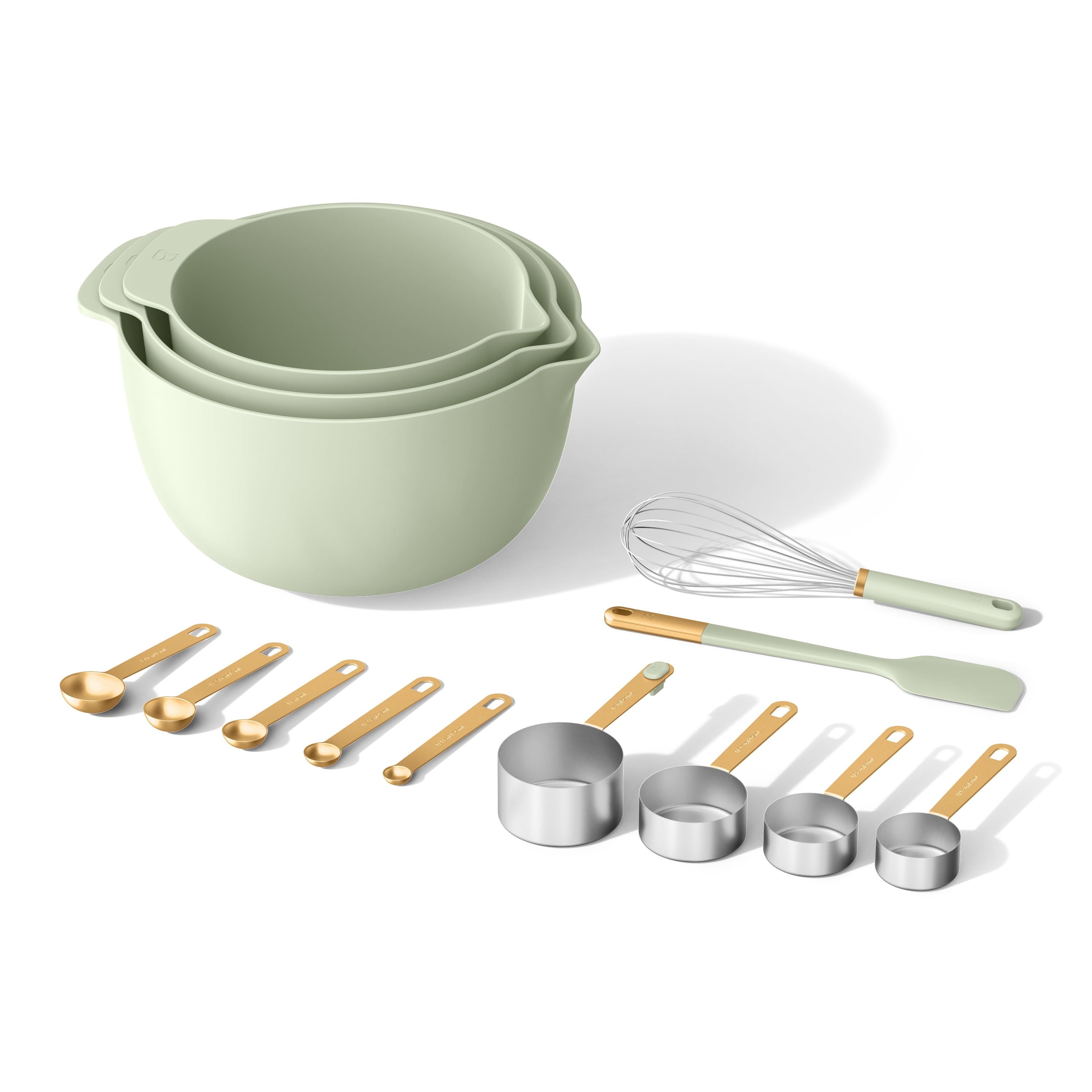14-Piece Mix & Measure Set, Porcini Taupe by Drew Barrymore