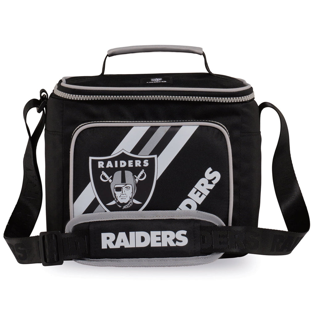 Las Vegas Raiders Square Lined 4-Pack Cooler