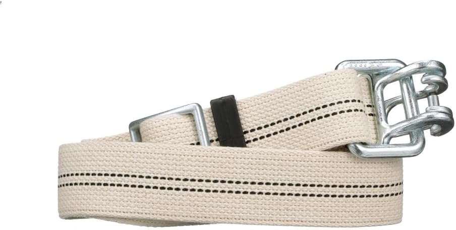 Klein Tools 5425M Tool Belt, Cotton/Polyester Work Belt, Quick-Release Buckle for Ironworker, Construction, Framer, Carpenter, Electrician, M